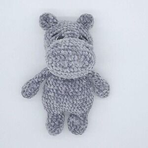 Handmade‎ Crochet Hippo Plushie- Super Soft